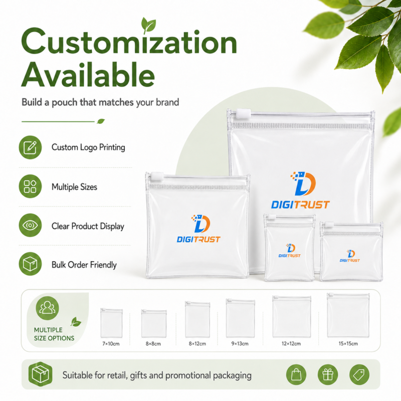 PVC SD Cards & USB Flash Drives Zipper Bag