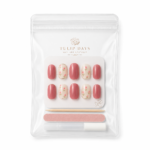 PVC Ziplock Bag clear pouch for press-on nail packaging