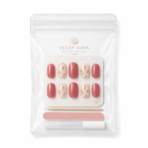 PVC Ziplock Bag clear pouch for press-on nail packaging