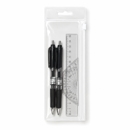 EVA zipper bag with hanging hole clear soft pouch for stationery cosmetics and small accessories