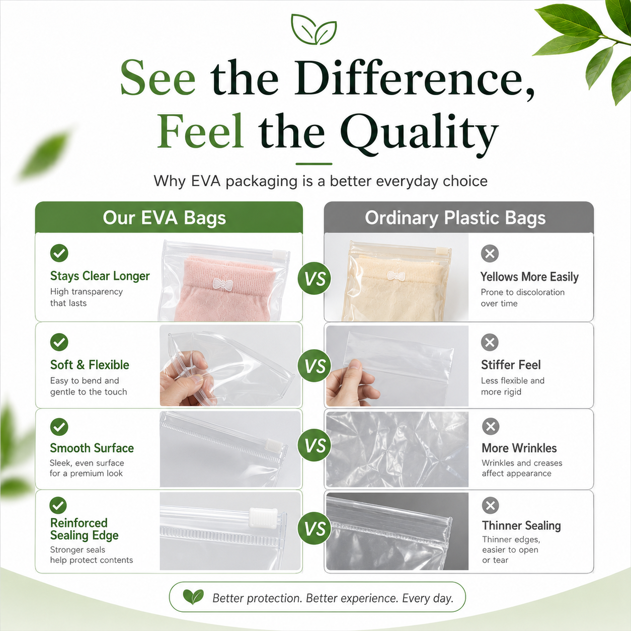 Colthes & Underwear & T-Shirt Zipper Packaging Bag For Clothing