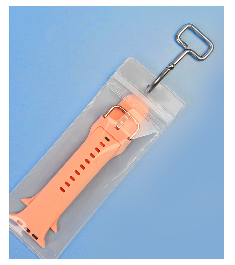 Clear EVA Ziplock Pouch with Hanging Hole for Watch Band Packaging