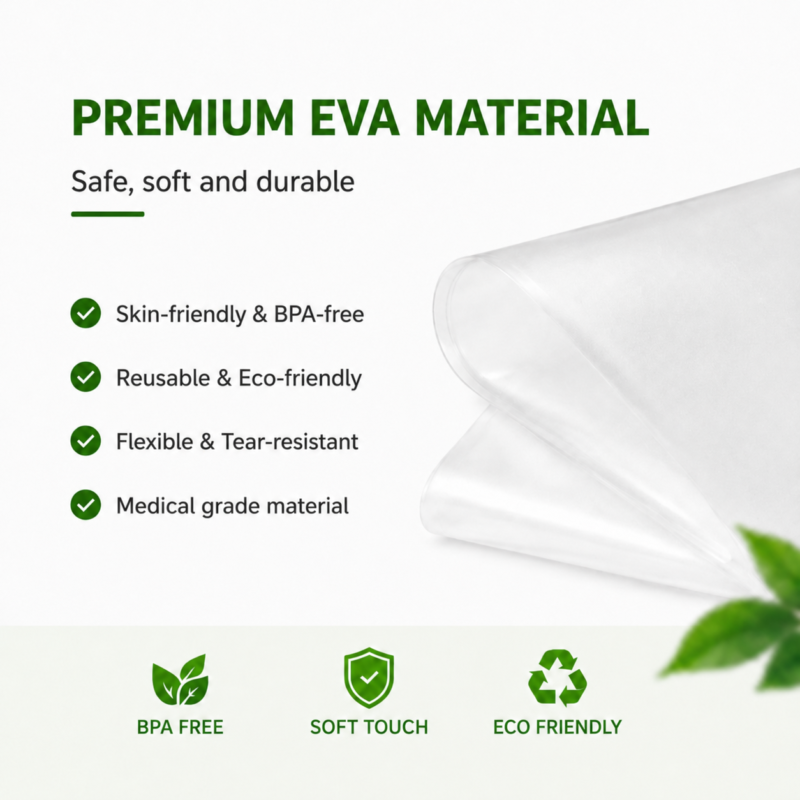 Clear EVA Zipper Bags for Medicine & Pills Packaging