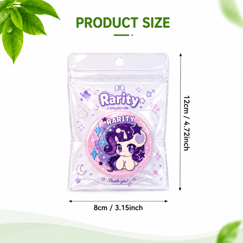 Clear PVC Hanging Hole Ziplock Bags for Coin Jewelry Packaging