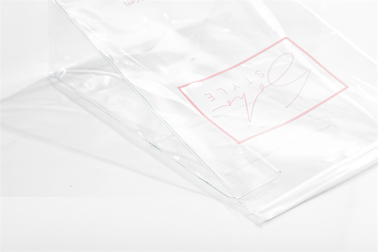 Clear PVC Stand Up Zipper Pouch for Comestic & Beauty Tools Packaging
