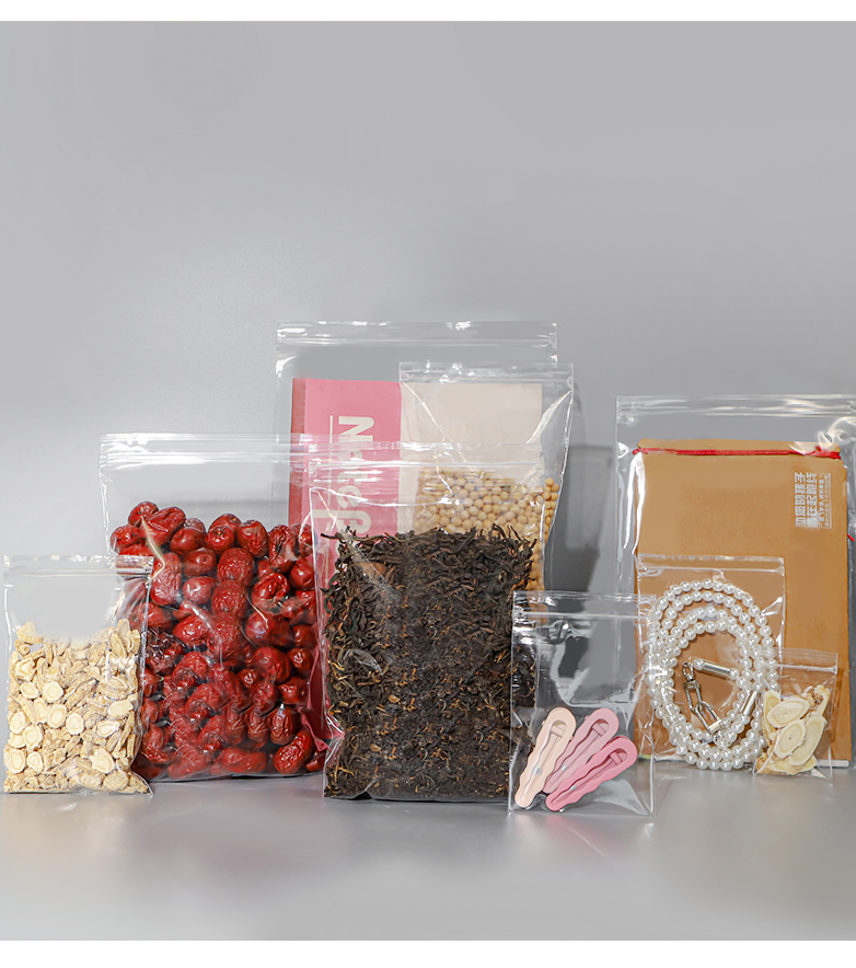 Premium Clear PP Ziplock Bags for Food Packaging & Storage