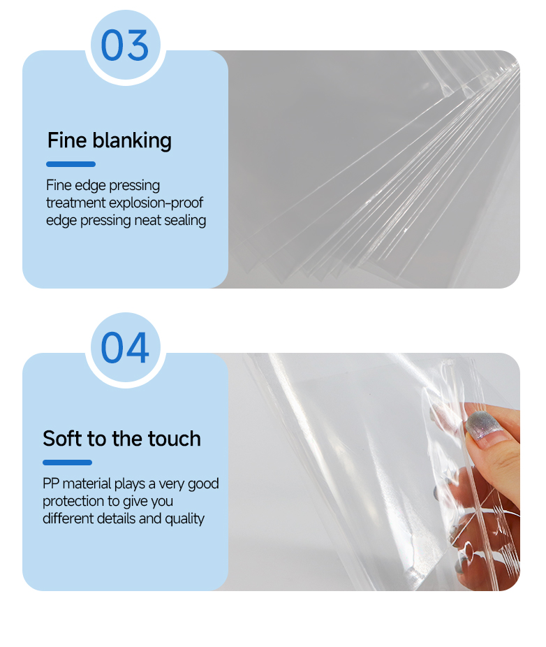 Premium Clear PP Ziplock Bags for Food Packaging & Storage
