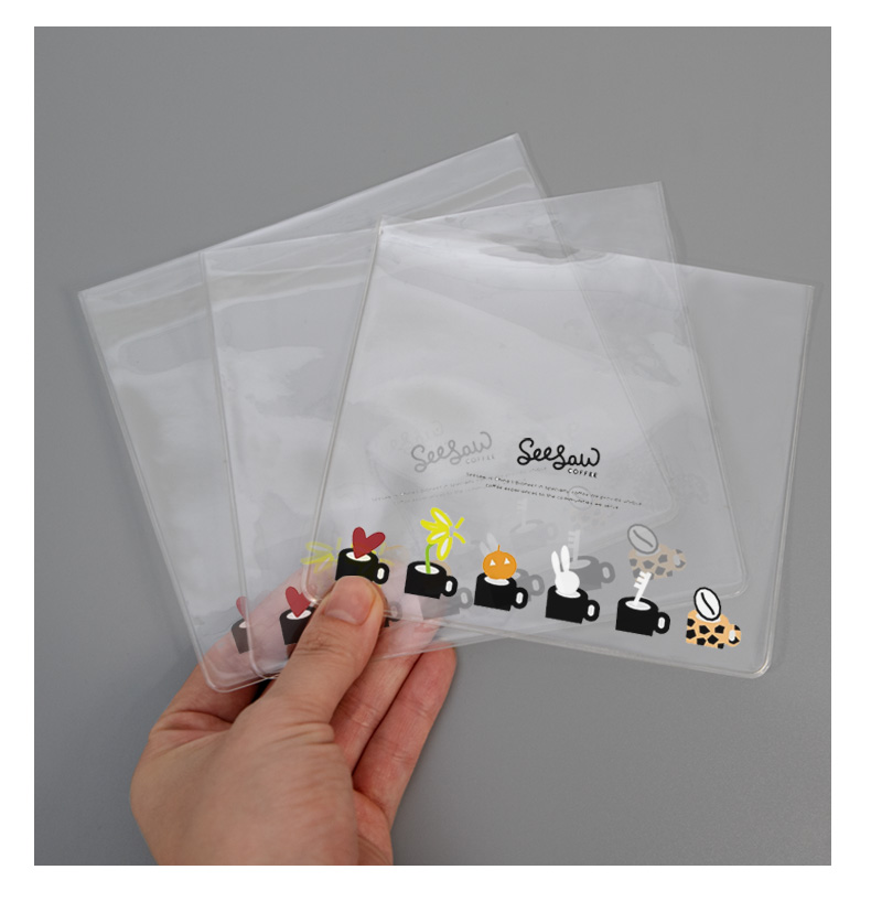 Clear PVC Flat Bags | 질퍽한 장난감 포장용 투명 플라스틱 플랫 파우치