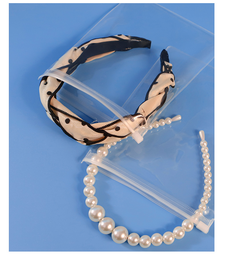 Clear EVA Zipper Bags Perfect Packaging for Hair Jewelry Accessories