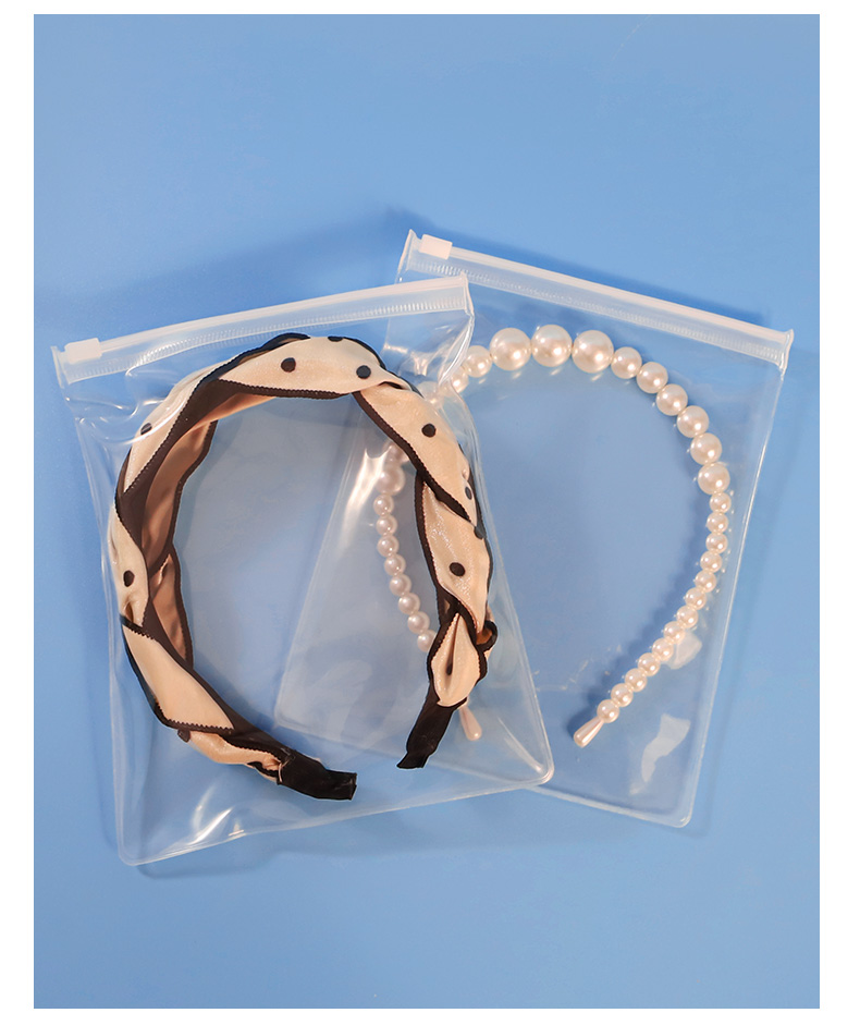 Clear EVA Zipper Bags Perfect Packaging for Hair Jewelry Accessories