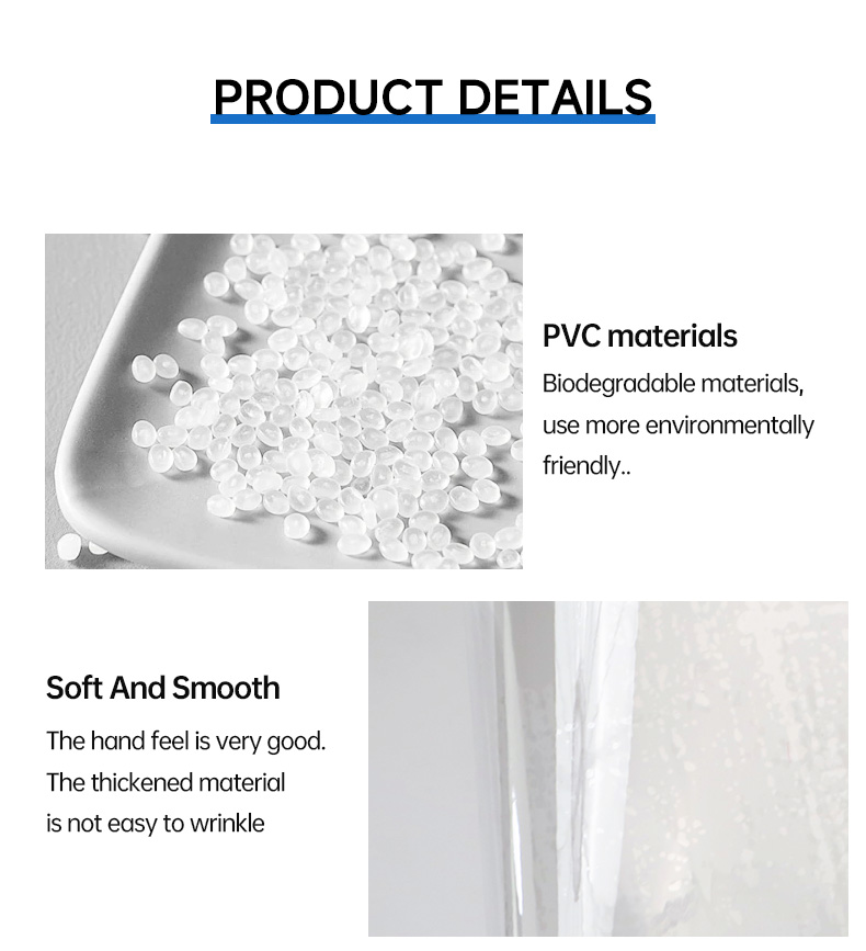 Clear PVC Long Resealed Bags for Makeup Brush Packaging | Cosmetic Tools Storage Ziplock Pouches