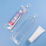 Clear PVC Waterproof Travel Pouch for Toothbrush & Toothpaste Packaging
