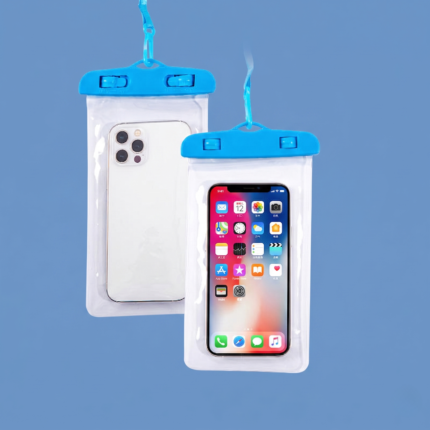 Blue PVC Waterproof Phone Pouch case