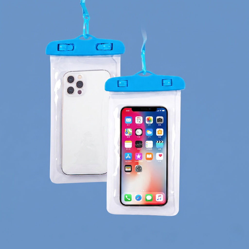 Blue PVC Waterproof Phone Pouch case Blue PVC Waterproof Phone Pouch case
