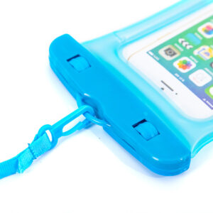 Closed dual-slider locking clamp with detachable neck lanyard