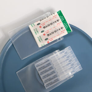 EVA ziplock bags used as secondary packaging for blister packs and unit-dose medicine containers