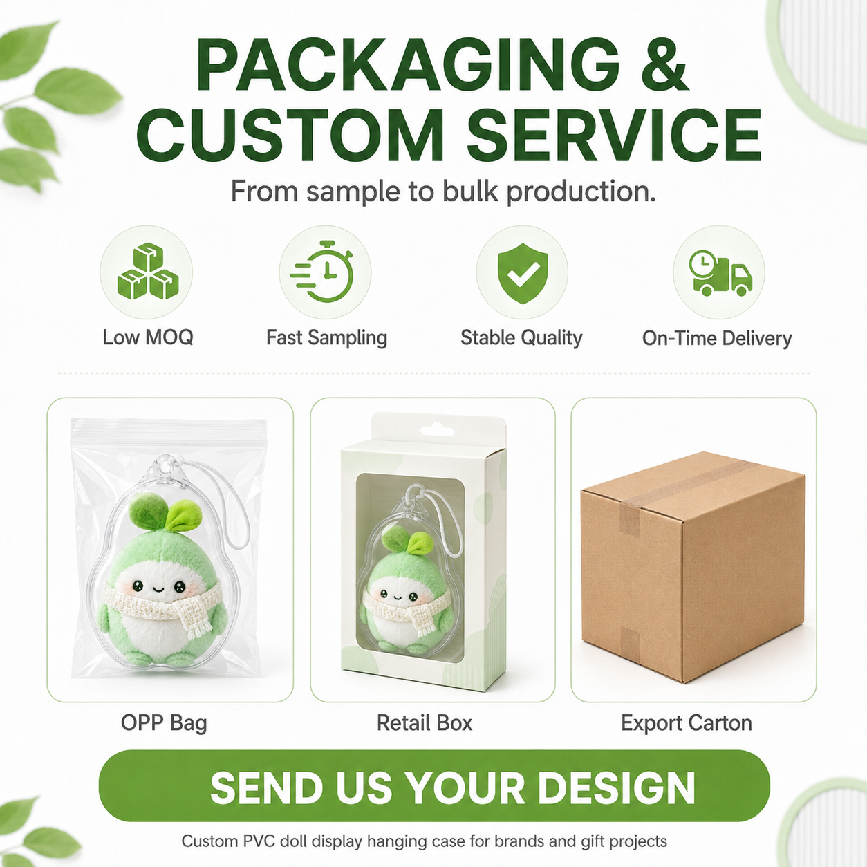 Custom Shaped Doll Dustproof Clear Doll Display Hanging Case Bag Carrying Storage Portable Clear Blind Box Storage Bag