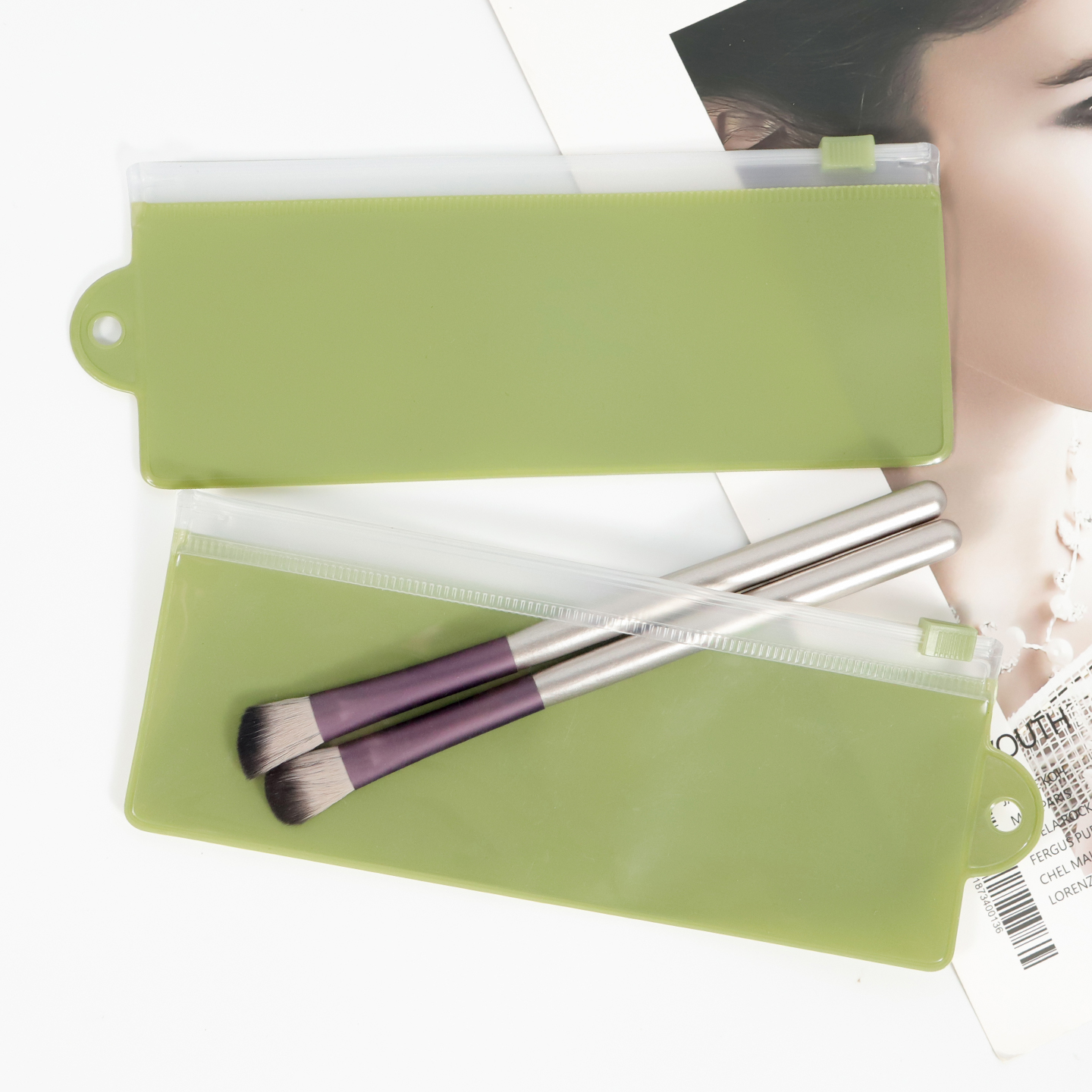 Frosted vs Clear PVC and EVA material differences for makeup packaging