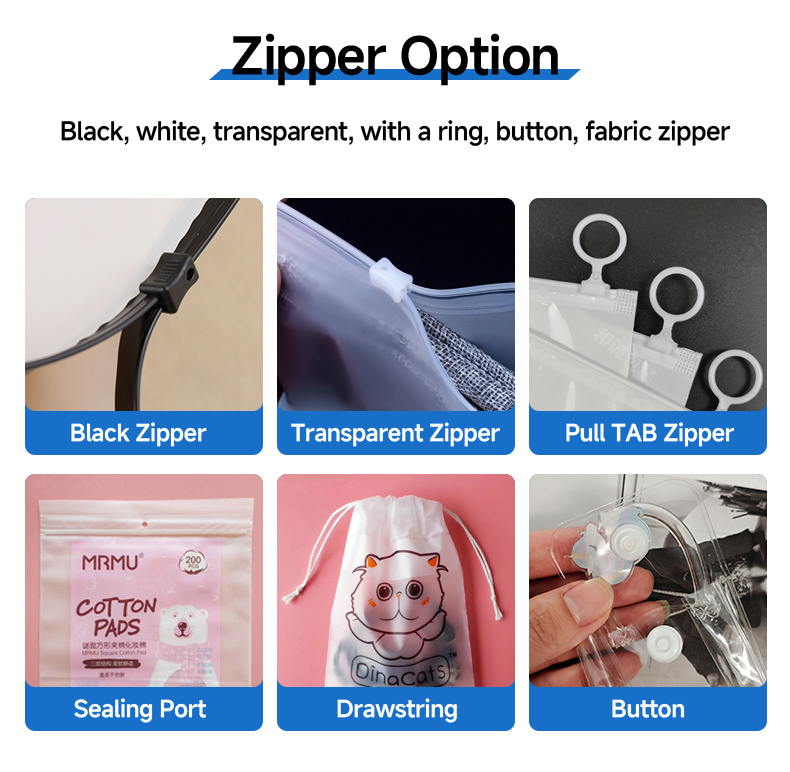 Beg Zip CPE Frosted Tersuai untuk Pembungkusan Pakaian – Borong & Percetakan Logo Tersuai