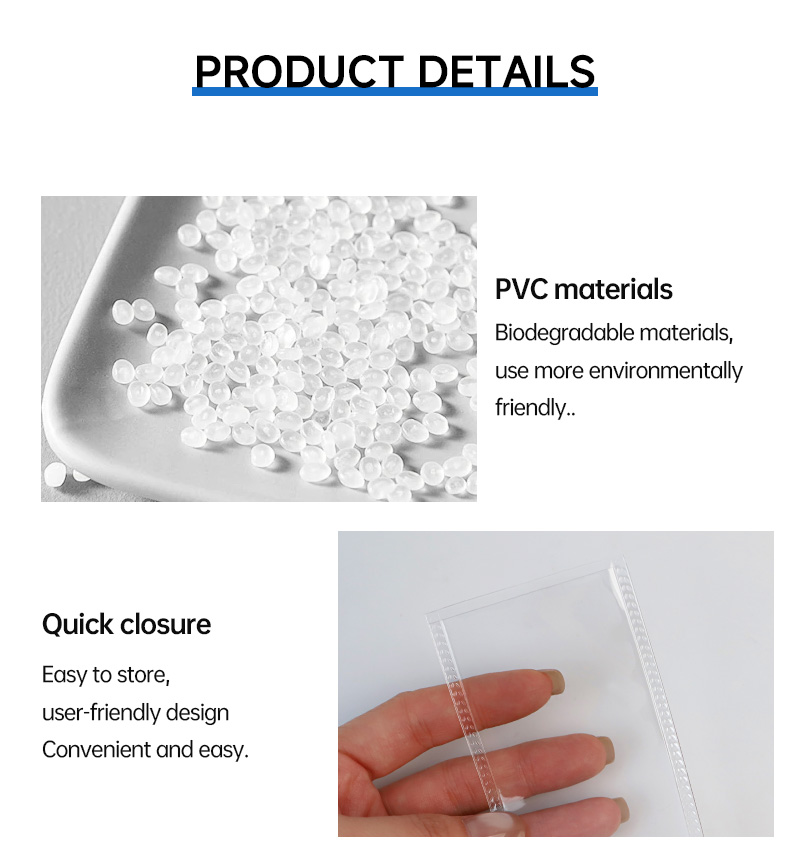 Clear PVC Flat Packaging Pouches for Silver Bars and Bullion Packaging