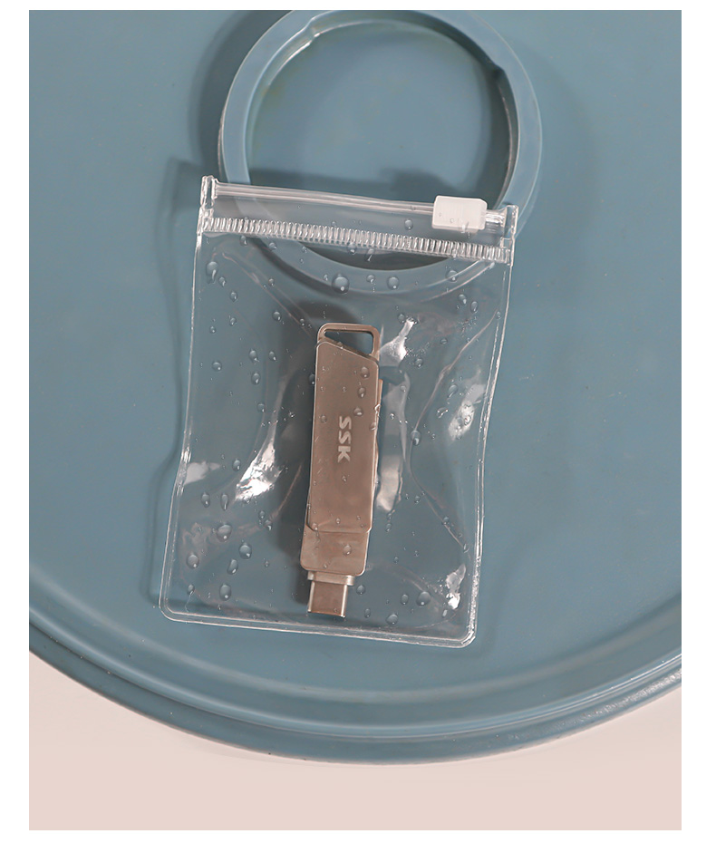 PVC SD Cards & USB Flash Drives Zipper Bag