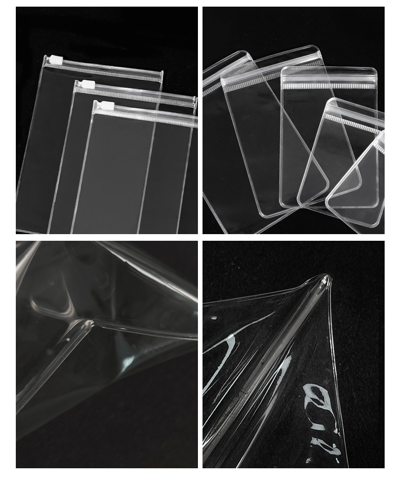 PVC Press-on Nails & Nail Art Accessories Ziplock & Zipper Bag