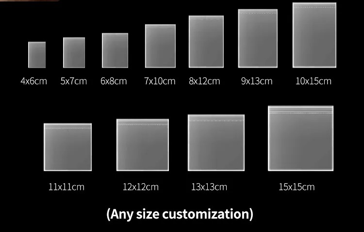 PVC Transparent Handbag Custom Size Luxury Gift Packaging Bags