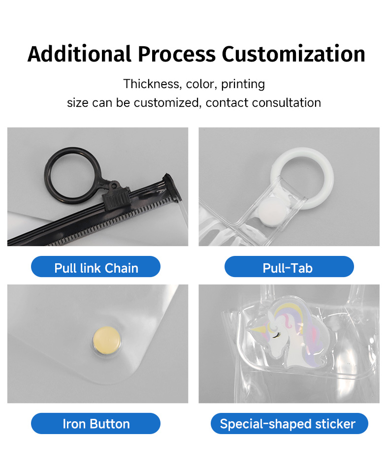 Clear PVC Flat Packaging Pouches for Silver Bars and Bullion Packaging