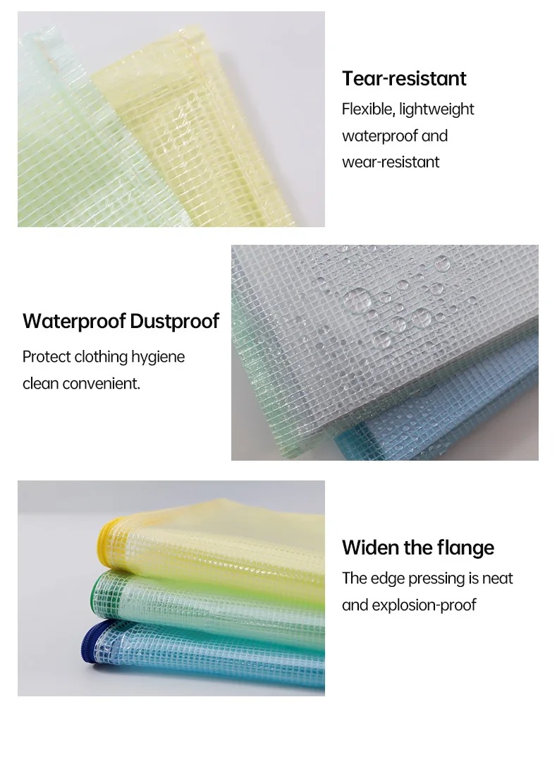 PVC Mesh File Zipper Bag (A4/A3 Size)