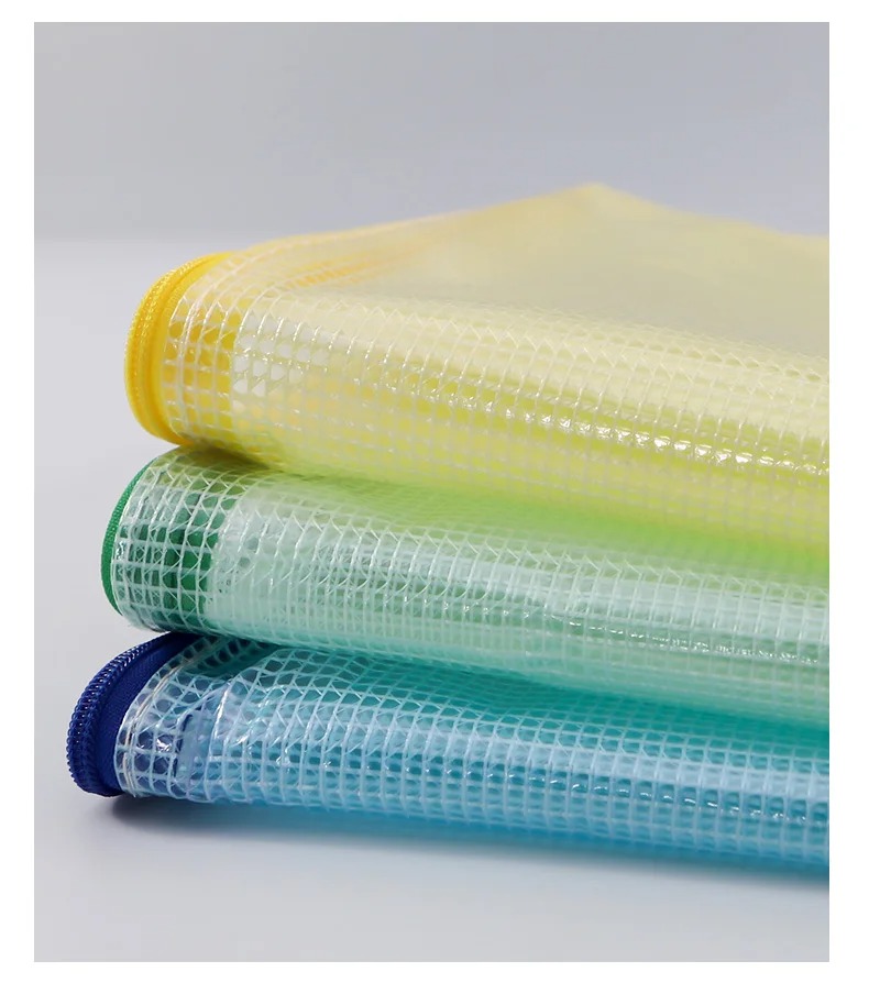 PVC Mesh File Zipper Bag (A4/A3 Size)